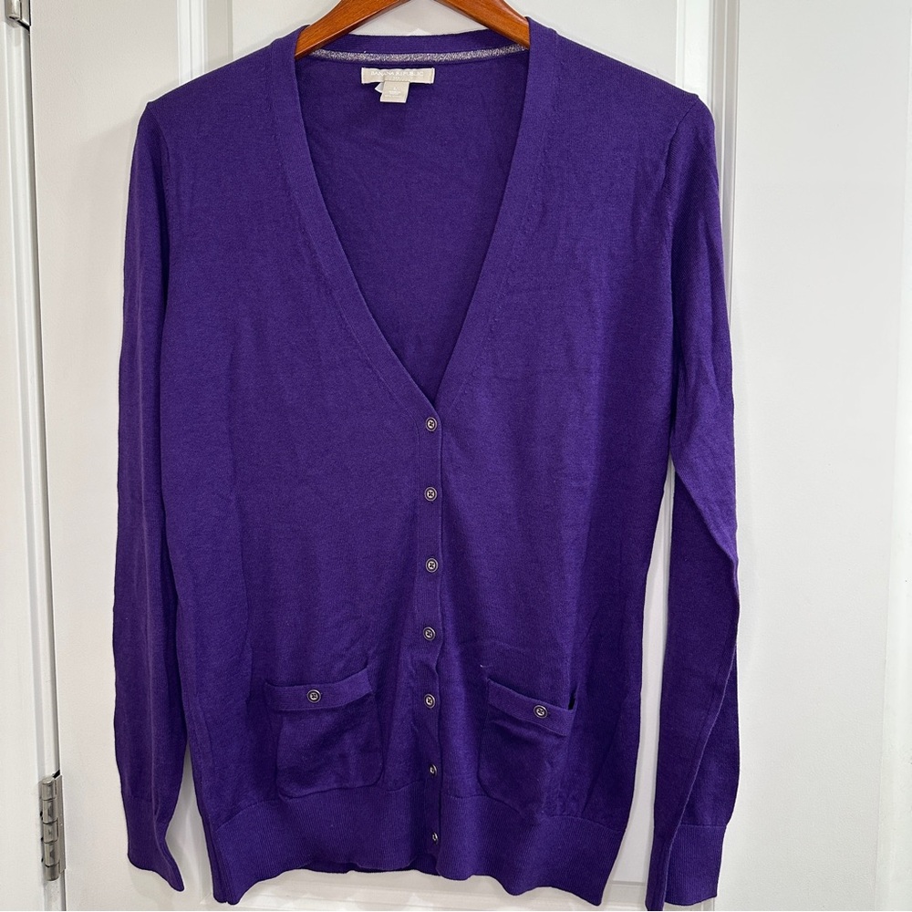 Banana Republic Purple Women's Cardigan